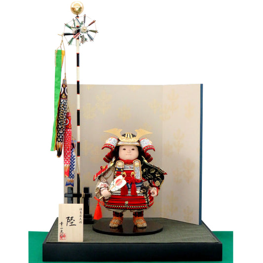 松崎幸一光 鎧着若大将 陸 平飾り