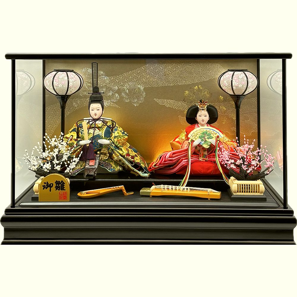 みやび 金襴 三五親王飾 – スガ人形店