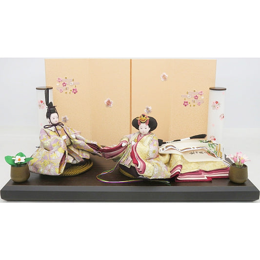 柴田家千代 葵 平安 金襴草花文様