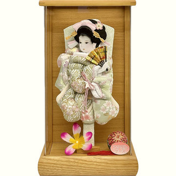 和花9号　華流水刺繍　萌黄