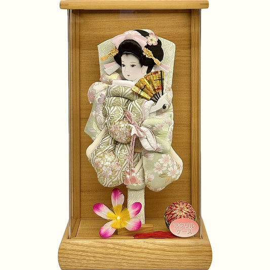 和花9号　華流水刺繍　萌黄