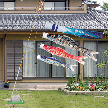 鯉のぼり　翔勇鯉　スタンドセット　1.5M6点セット