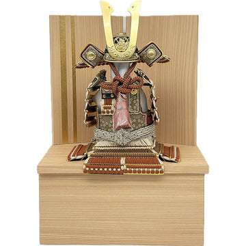 朔太郎　奉納鎧　4号　茶糸裾濃縅