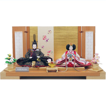 HARUKURA　春蔵 紅薔薇 丸紋小梅　芥子親王飾