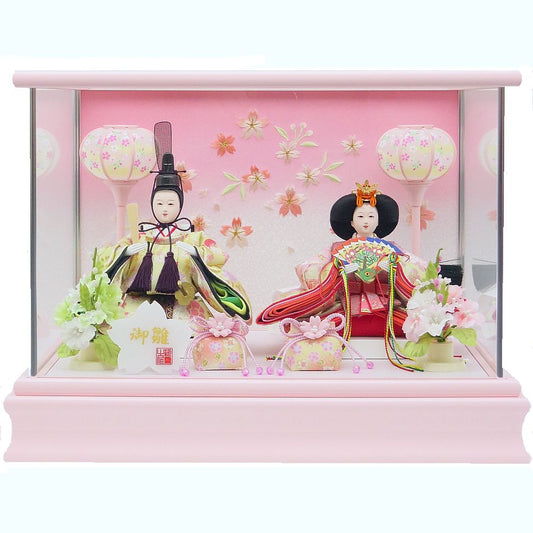 桜ちらし雛　小芥子親王飾