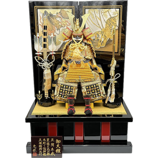 大越忠保　７号　天平鎧　龍虎高床飾