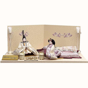 柴田家千代　葵　平安　hina　雪輪桜リボン