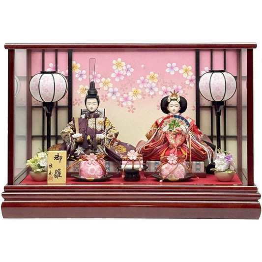 すみれ雛　芥子親王飾